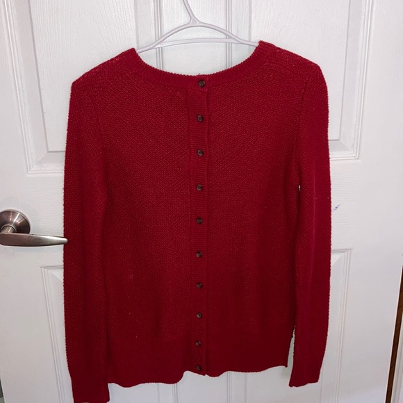 NEW MADEWELL / BACKROAD BUTTON BACK SWEATER - Picture 2 of 5